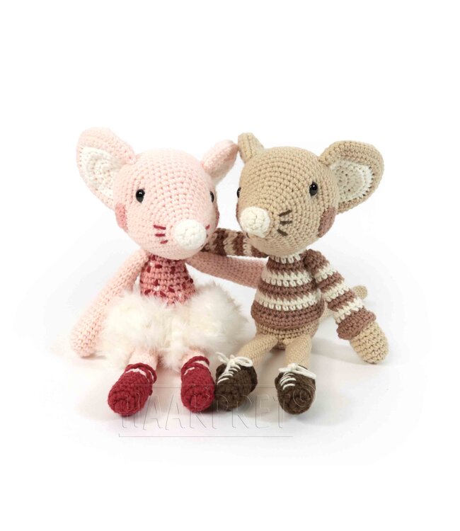 Haakpret Muisjes Muzzy en Buzzy  -  Design A5 (Dutch)   - Anja Toonen