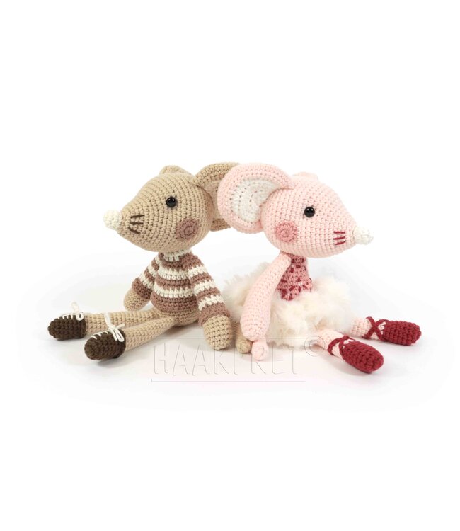 Haakpret Muisjes Muzzy en Buzzy  -  Design A5 (Dutch)   - Anja Toonen