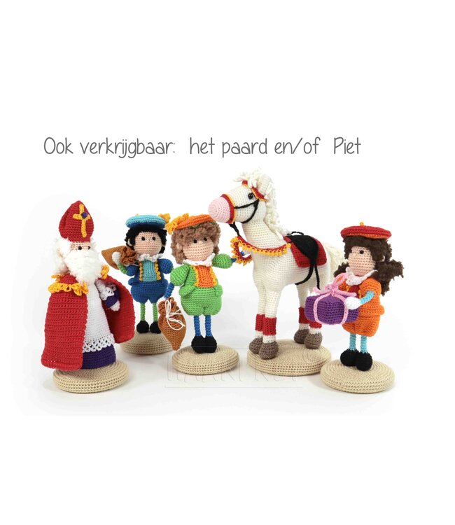 Haakpret Mini mensje Piet - Häkelanleitung A5 (Niederländisch)  - Anja Toonen