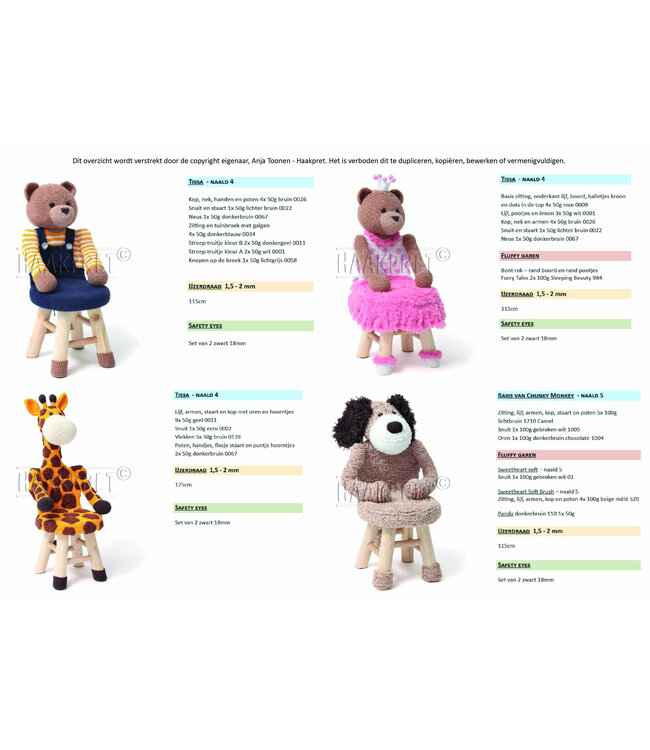 Haakpret Peuterstoelen haken  - deel 1 - Niederländisch