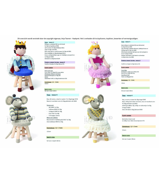 Haakpret Peuterstoelen haken  - deel 1 - Néerlandais