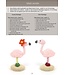 Haakpret Mini beesies Flamingo - Häkelanleitung A5 (Niederländisch)  - Anja Toonen