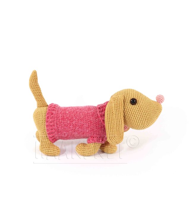 Haakpret Tommie Teckel - A5 (Néerlandais)   - Anja Toonen