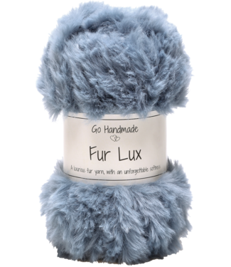 Go Handmade Fur Lux Jeans Blue - 50g