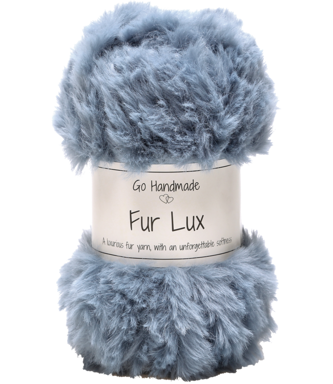 Go Handmade Fur Lux Jeans Blue - 50g