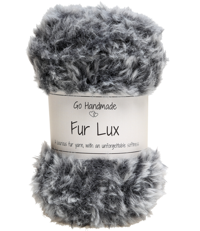 Go Handmade Fur Lux Grey tones - 50g
