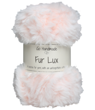 Go Handmade Fur Lux Pearl rose - 50g