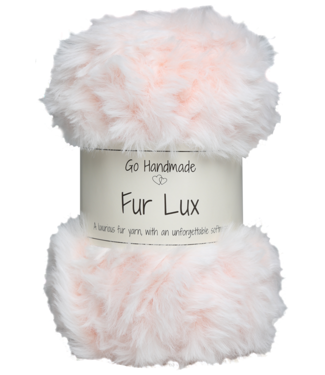 Go Handmade Fur Lux Pearl rose - 50g