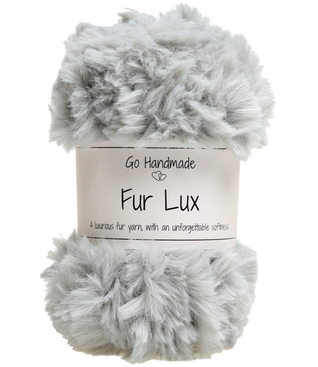 Go Handmade Fur Lux Light Grey - 50g