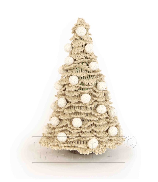 Haakpret Kerstboom op de fles  -  Design A5 (Dutch)   - Anja Toonen