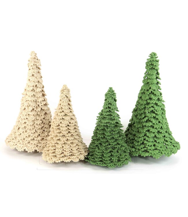 Haakpret Kerstboom op de fles  - Häkelanleitung A5 (Niederländisch)  - Anja Toonen