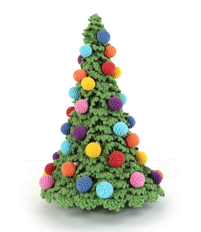 Haakpret Kerstboom op de fles  - Häkelanleitung A5 (Niederländisch)  - Anja Toonen