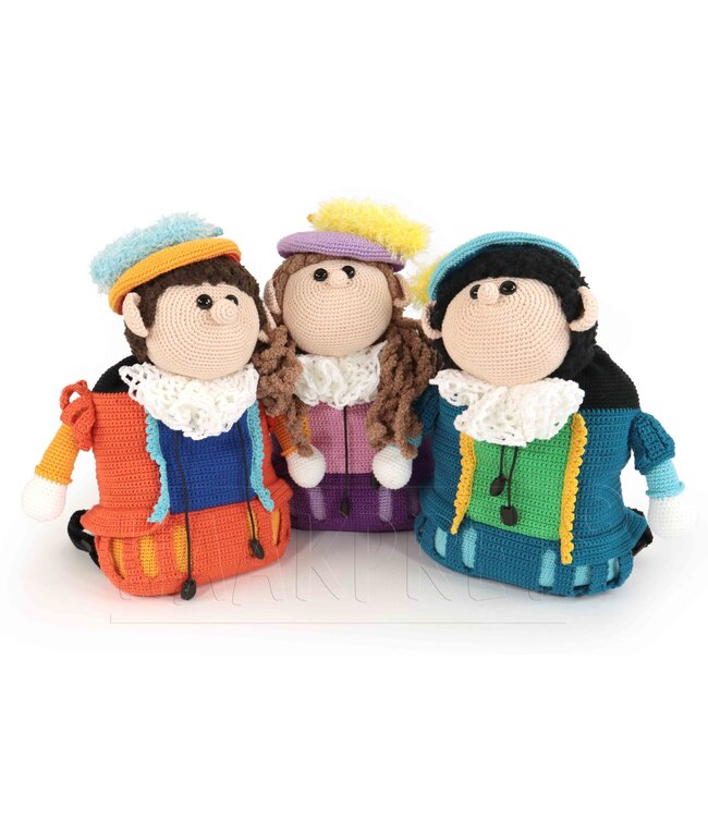 Haakpret Piet Rugzak  -  Design A5 (Dutch)   - Anja Toonen