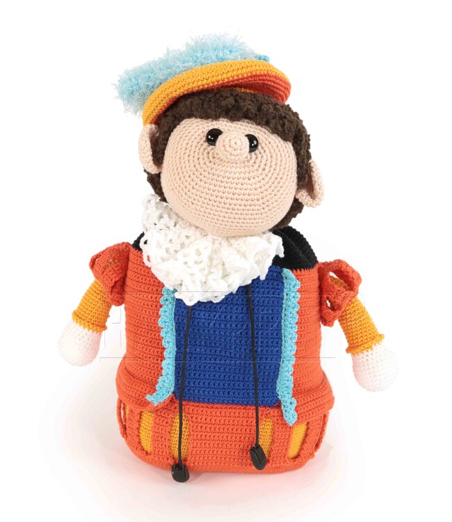Haakpret Piet Rugzak  -  Design A5 (Dutch)   - Anja Toonen