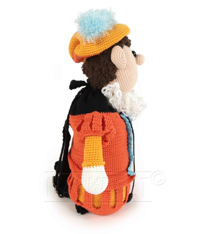 Haakpret Piet Rugzak -  A5 werkbeschrijving - Anja Toonen