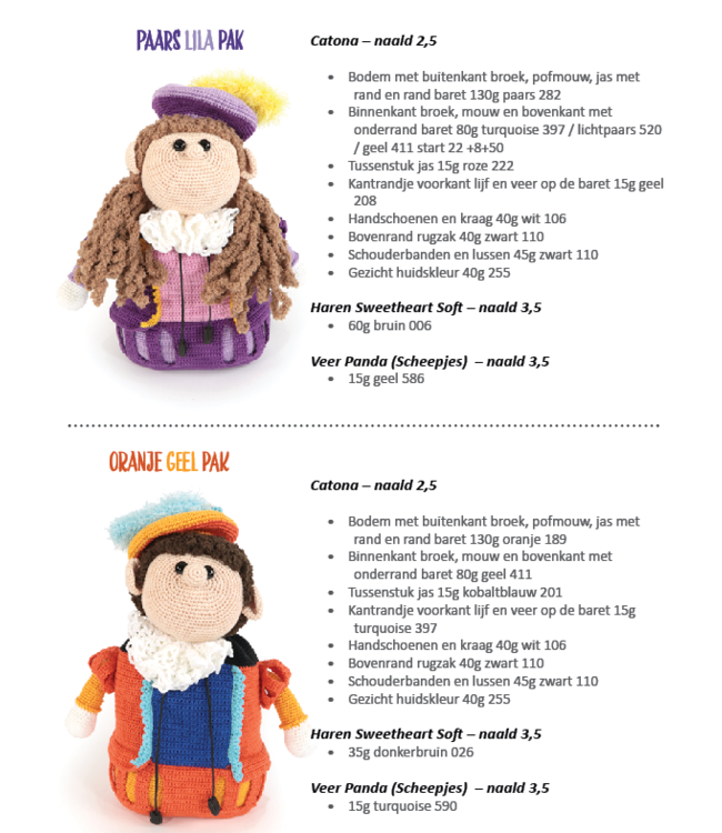 Haakpret Piet Rugzak  - A5 (Néerlandais)   - Anja Toonen