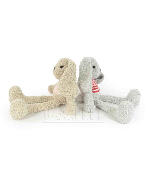 Haakpret Knuf Konijn  - Häkelanleitung A5 (Niederländisch)  - Anja Toonen