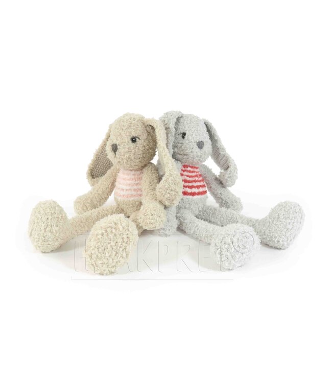 Haakpret Knuf Konijn - A5  werkbeschrijving - Anja Toonen