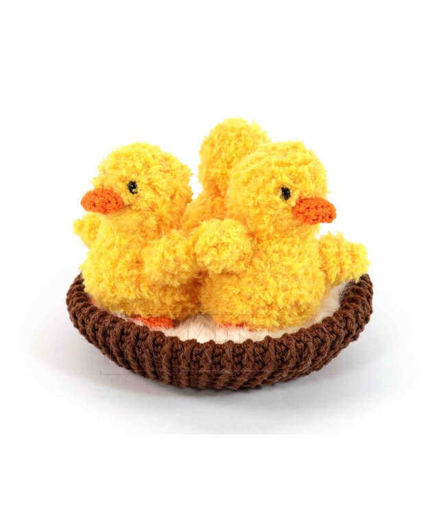 Haakpret Kuikentjes op het nest  - A5 (Néerlandais)   - Anja Toonen