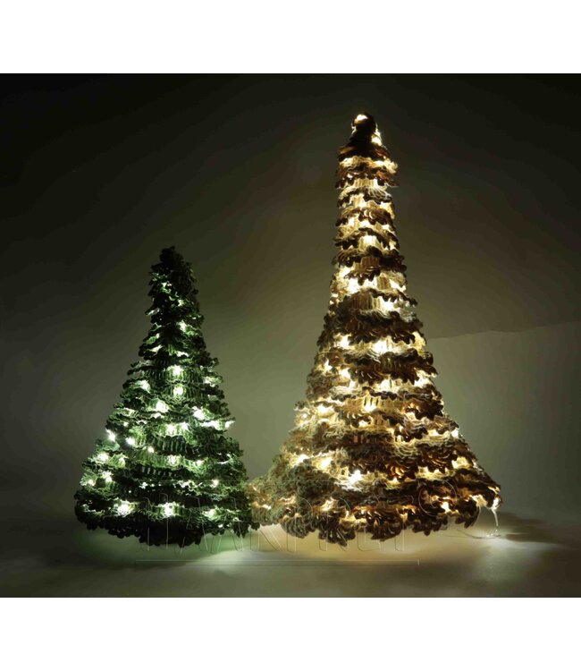 Haakpret Kerstboom op de fles  -  Design A5 (Dutch)   - Anja Toonen