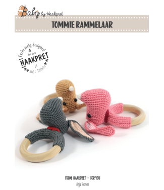 Haakpret Tommie Rammelaar  - Häkelanleitung A5 (Niederländisch)  - Anja Toonen