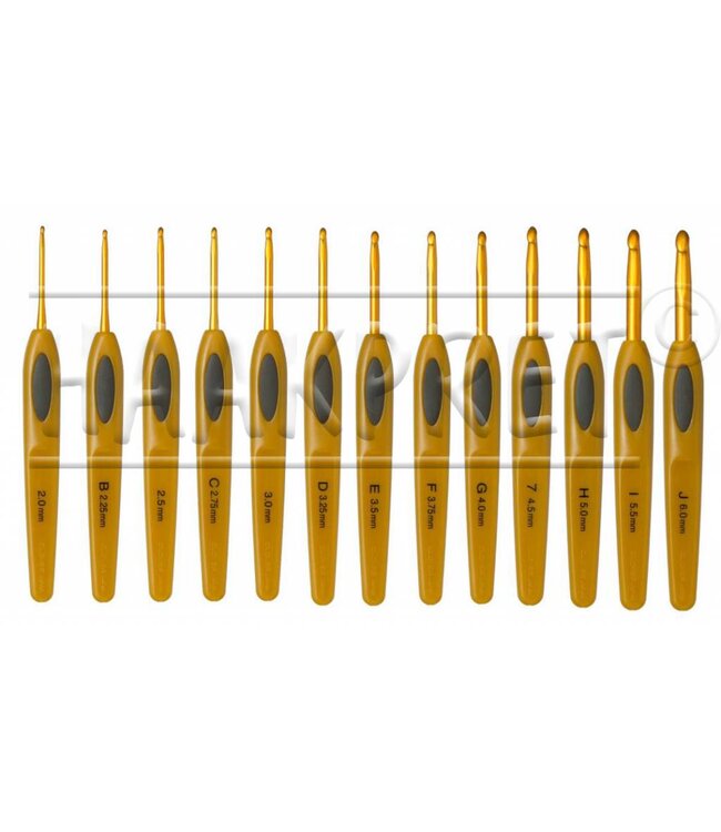 Clover Clover soft touch crochet hook - 3mm