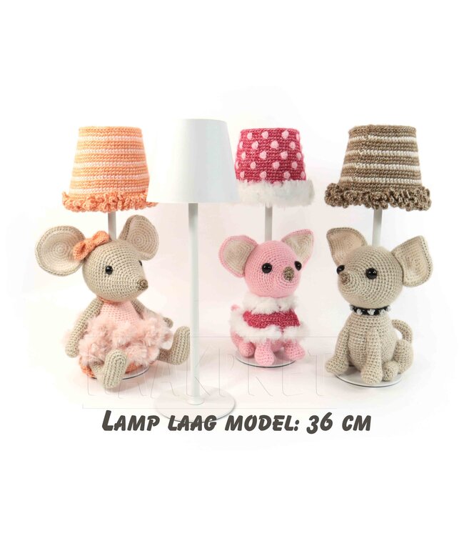 Haakpret Lampe - modèle bas pour les modèles de lampes Beesie
