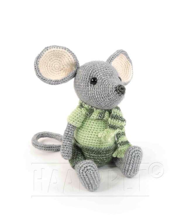 Haakpret Lampe de table Souris  - A5 (Néerlandais)   - Anja Toonen