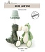 Haakpret Dino Tischlampe  - Häkelanleitung A5 (Niederländisch)  - Anja Toonen