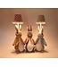 Haakpret Kaninchen Tischlampe  - Häkelanleitung A5 (Niederländisch)  - Anja Toonen