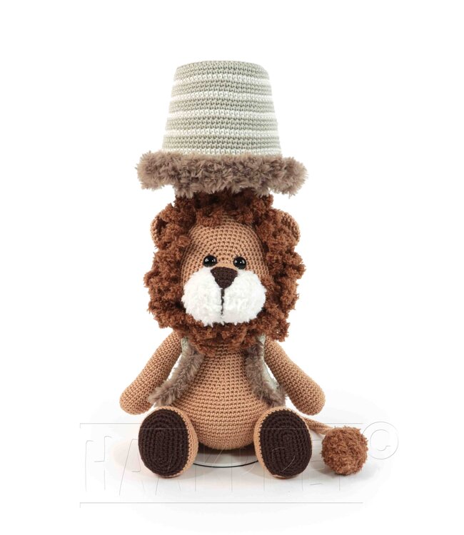Haakpret Lampe de table Lion - A5 (Néerlandais)   - Anja Toonen