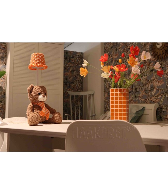 Haakpret Bear table lamp -  Design A5 (Dutch)   - Anja Toonen