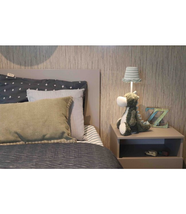 Haakpret Dino Tischlampe  - Häkelanleitung A5 (Niederländisch)  - Anja Toonen