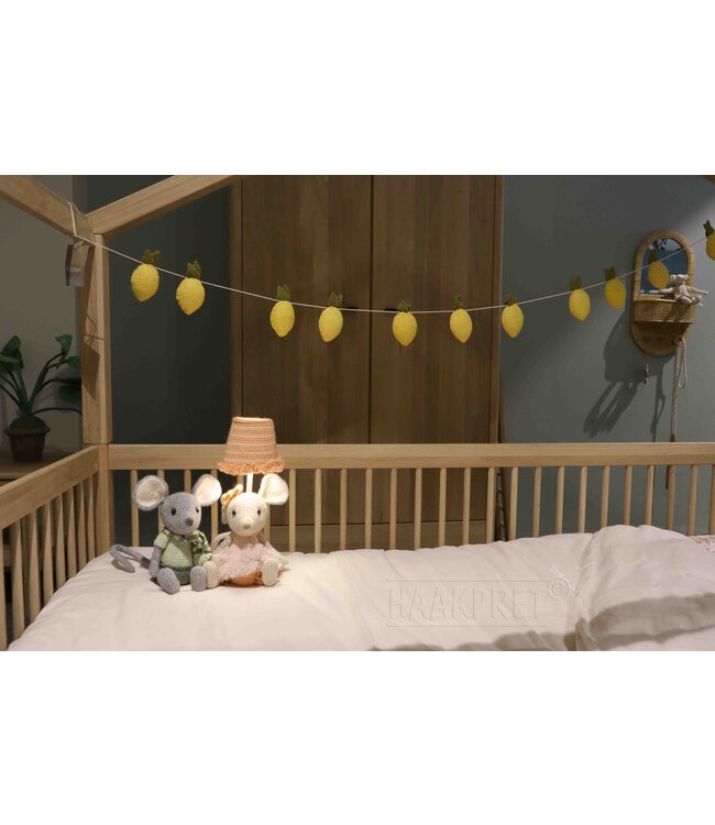 Haakpret Mouse table lamp -  Design A5 (Dutch)   - Anja Toonen