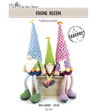 Haakpret Fleur de gnome - A5 (Néerlandais)   - Anja Toonen