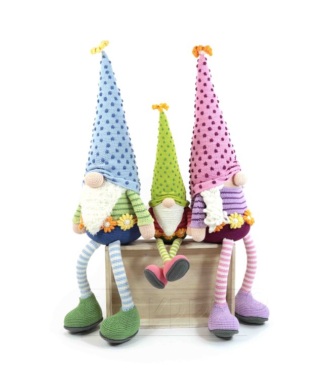 Haakpret Fleur de gnome - A5 (Néerlandais)   - Anja Toonen