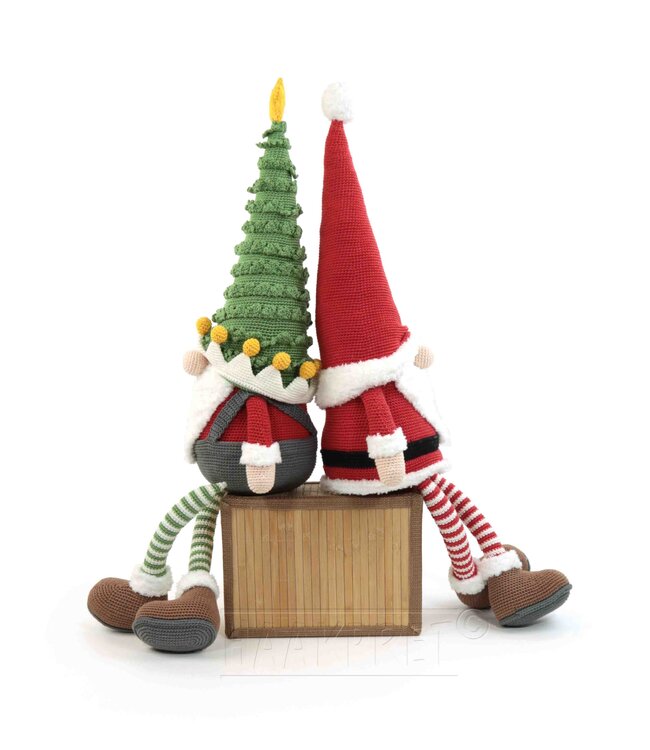 Haakpret Weihnachtswichtel - Häkelanleitung A5 (Niederländisch)  - Anja Toonen