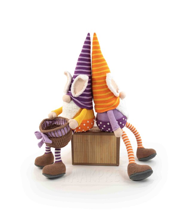 Haakpret Gnome Ostern - Häkelanleitung A5 (Niederländisch)  - Anja Toonen