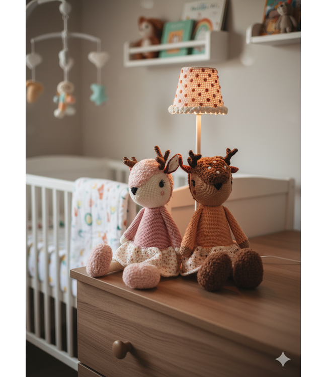 Haakpret Lampe de table renne - A5 (Néerlandais)   - Anja Toonen