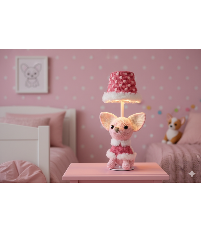 Haakpret Lampe de table Chihuahua  - A5 (Néerlandais)   - Anja Toonen