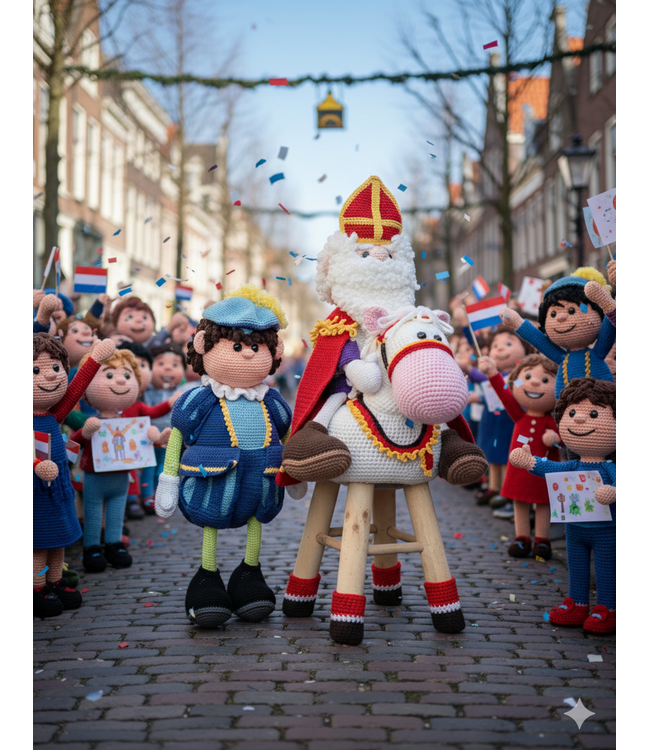 Haakpret Sinterklaas -  Design A5 (Dutch)   - Anja Toonen