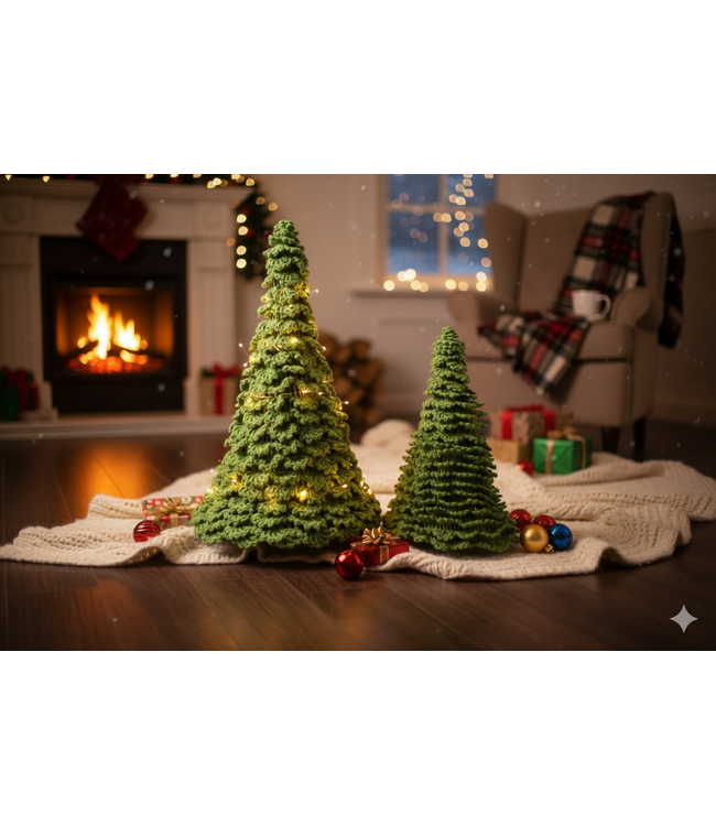 Haakpret Kerstboom op de fles  - A5 (Néerlandais)   - Anja Toonen