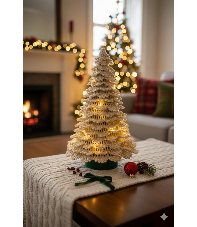 Haakpret Kerstboom op de fles  - Häkelanleitung A5 (Niederländisch)  - Anja Toonen