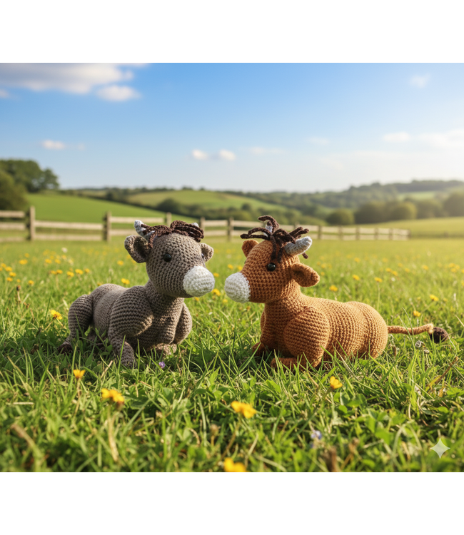 Haakpret Mini beesies Os - A5 (Néerlandais)   - Anja Toonen