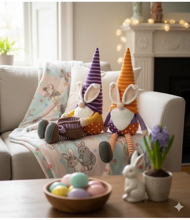 Haakpret Gnome Easter -  Design A5 (Dutch)   - Anja Toonen