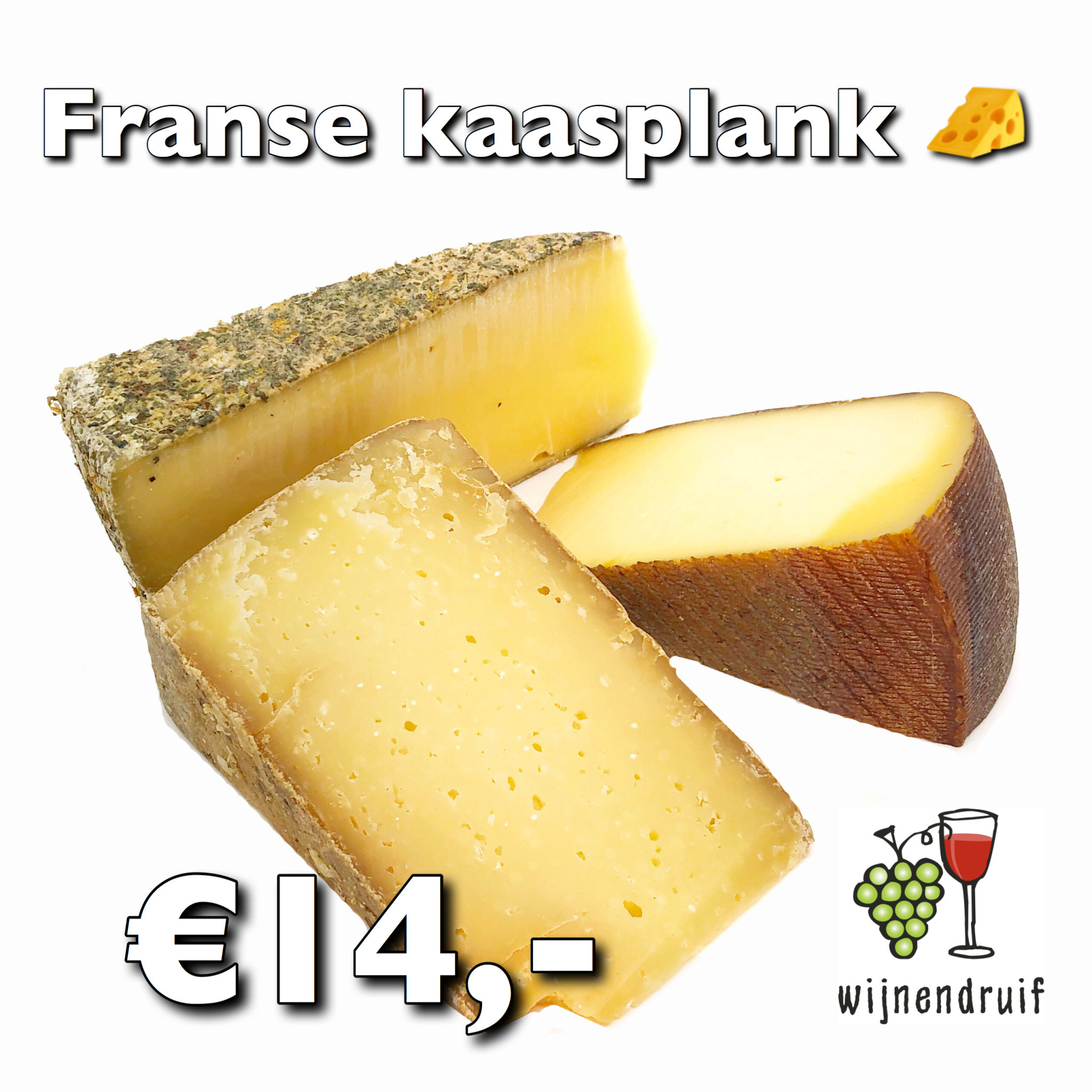 ernstig zingen Zuigeling Franse kaasplank zonder wijn- €14,- - Wijn en Druif - Wijnwinkel en  Delicatessen