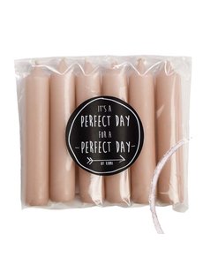  Kaarsen Rustik lys 6 stuks blossem