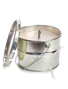 Rustik Lys kaars buitenblik 18x14 cm - Blossom