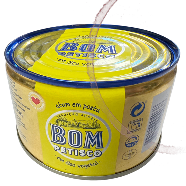 Bom Petisco tonijn in olijfolie 385 gram