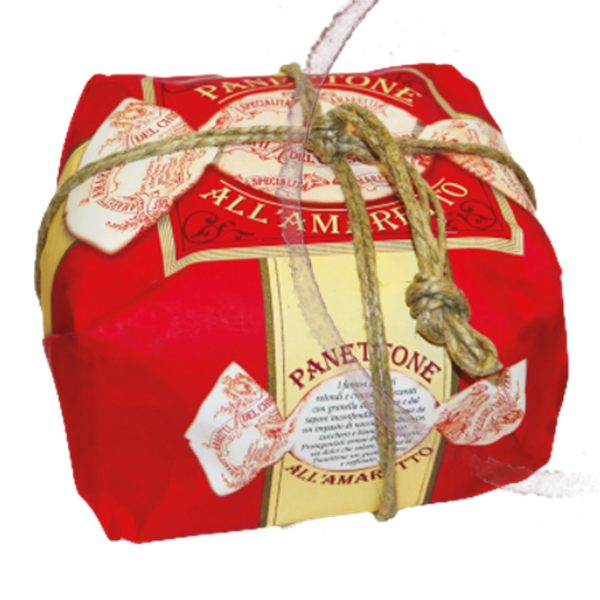 Panettone Amaretto wrap/touw 750 gram